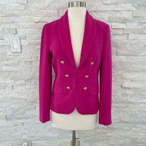 J. CREW collection textured wool crepe blazer